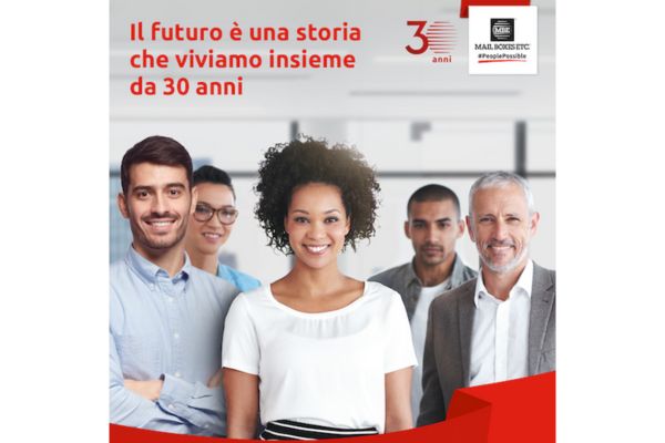 Mail Boxes Etc. celebra 30 anni come Partner delle PMI in Italia e nel mondo