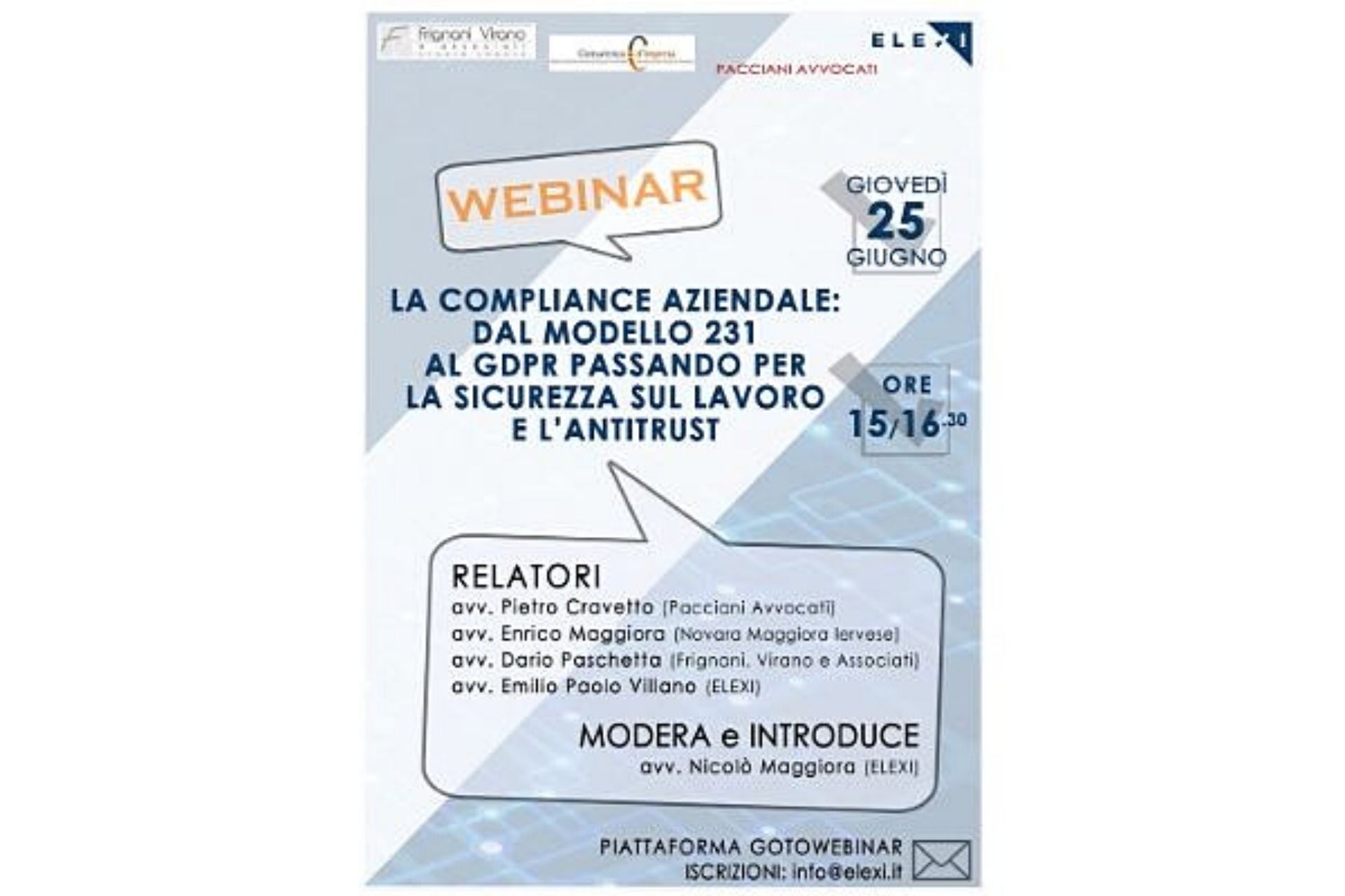 webinar studio frignani compliance